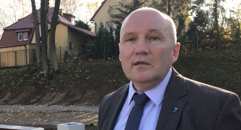Zdjęcie burmistrz Gminy Trzebnica Marek Długozima