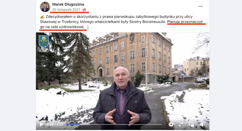 Burmistrz Marek Długozima