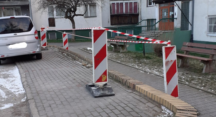 Zdjęcie SML-W Trzebnica - Murek został już zabezpieczony