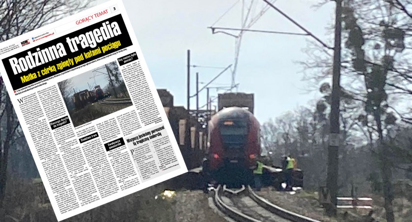 Matka i córka zginęły pod kołami pociągu