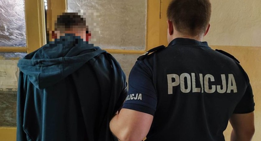 Zatrzymany mężczyzna został przewieziony do aresztu śledczego. fot. KPP w Trzebnicy