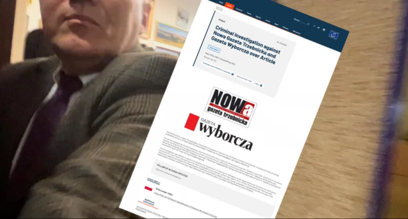 Burmistrz Marek Długozima siłą wypychał dziennikarza 