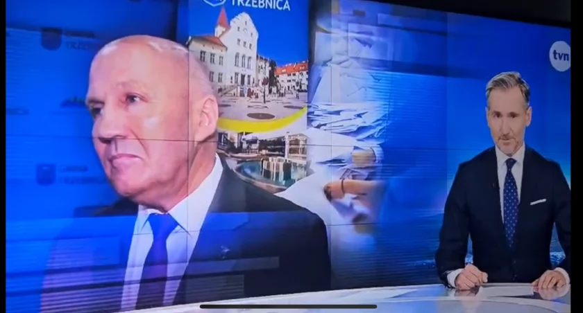 Burmistrz Marek Długozima i jego siostra w komisji