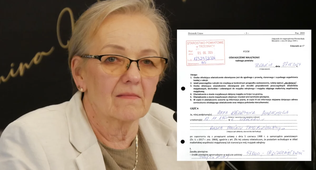 Anna Morawiecka jest aktualnie przewodniczącą rady powiatu