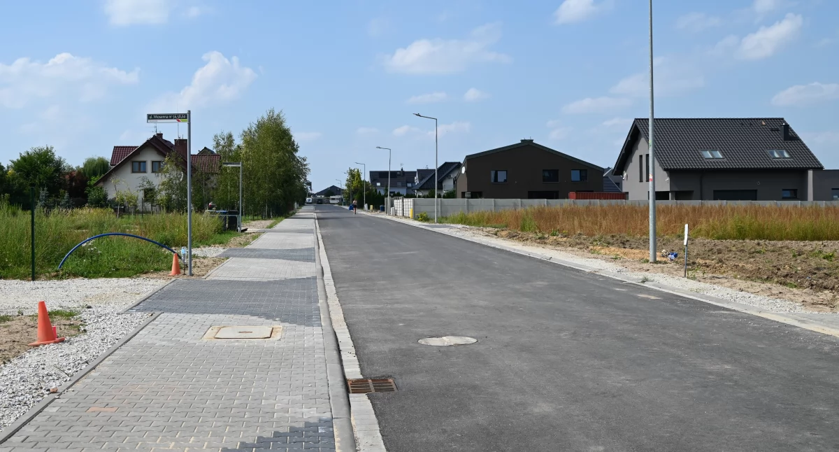 W Krynicznie zakończono przebudowę ul. Wiosennej