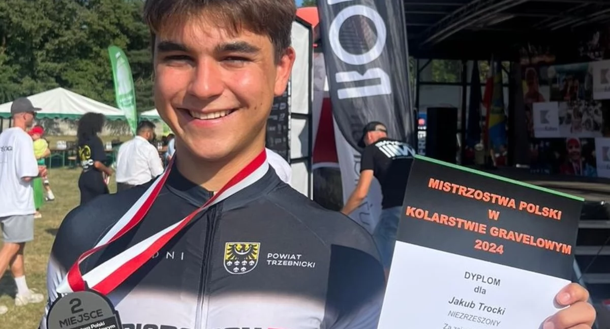 Jakub Trocki z medalem mistrzostw Polski