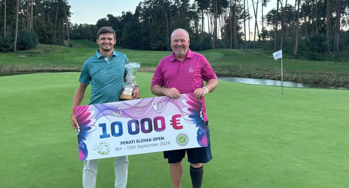 Oborniczanin po triumfie w turnieju (fot. oborniki-slaskie.pl)