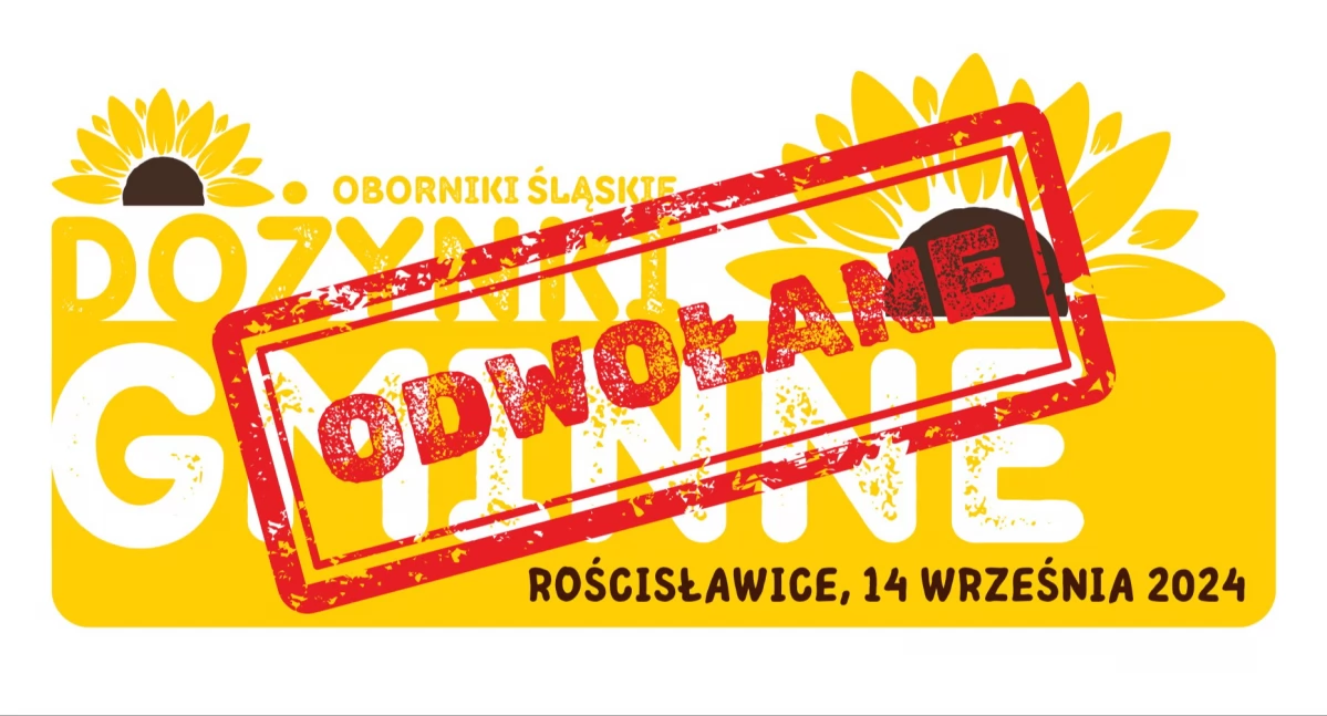 KOMUNIKATY, Dożynki odwołane decyzją sztabu kryzysowego - zdjęcie, fotografia