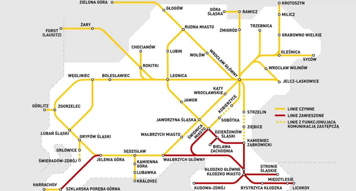 Koleje Dolnośląskie: aktualny stan połączeń kolejowych.