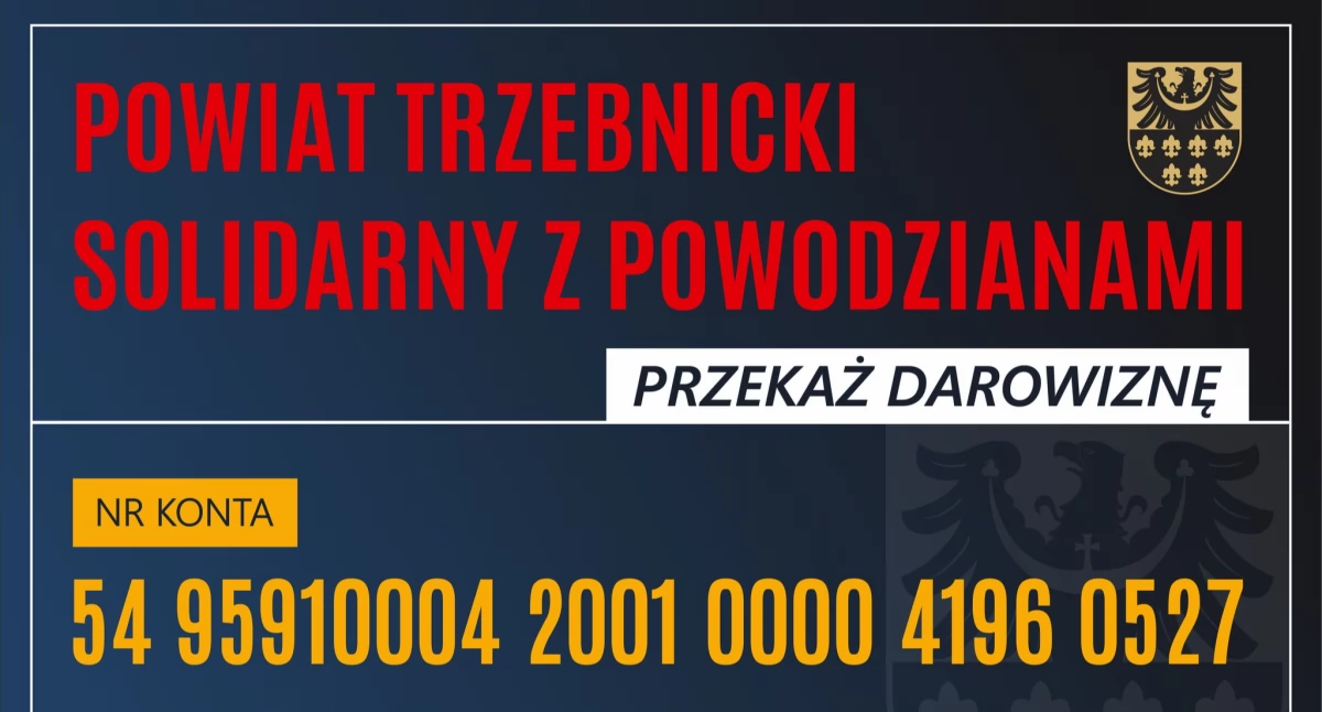 POMOC, Powiat Trzebnicki uruchamia pomocowy rachunek bankowy - zdjęcie, fotografia