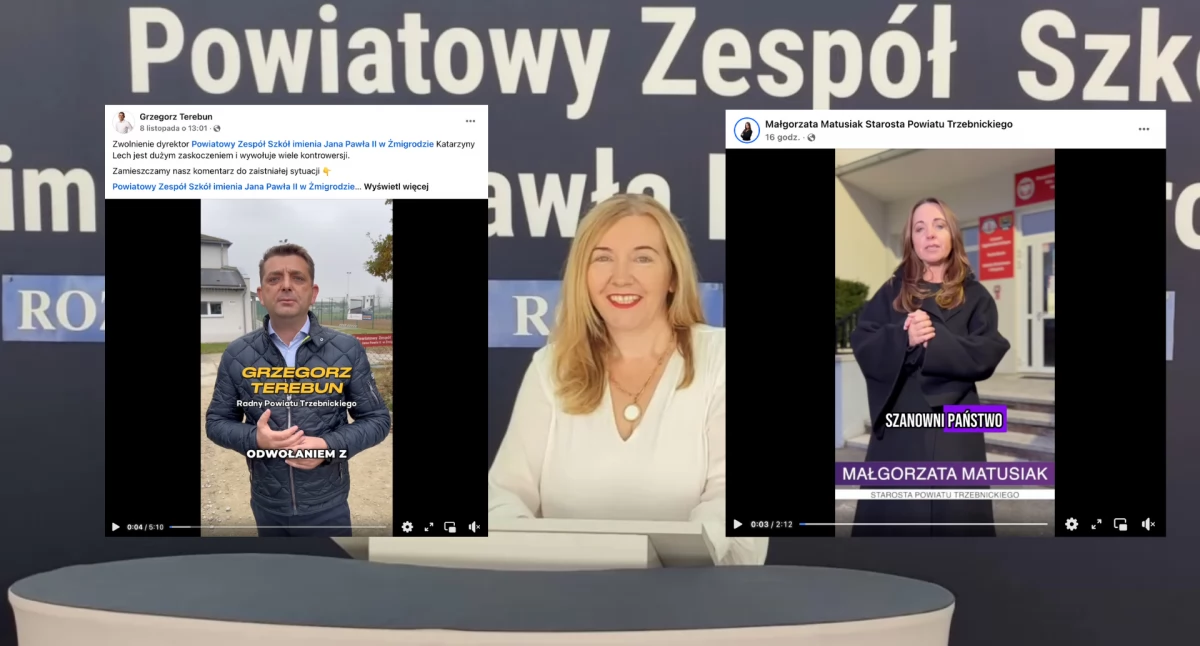 Filmik pojawił się na Facebooku starosty Matusiak