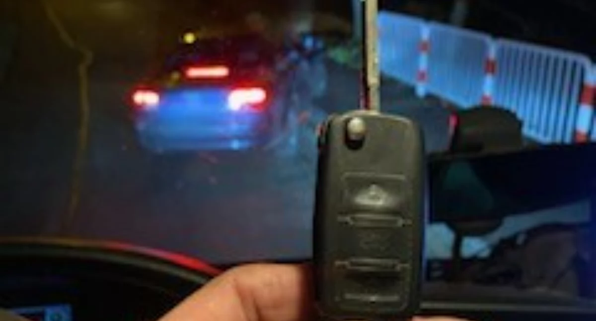POZOSTAŁE ZDARZENIA, Miał promile alkoholu! Chciał wjechać starą piątkę - zdjęcie, fotografia