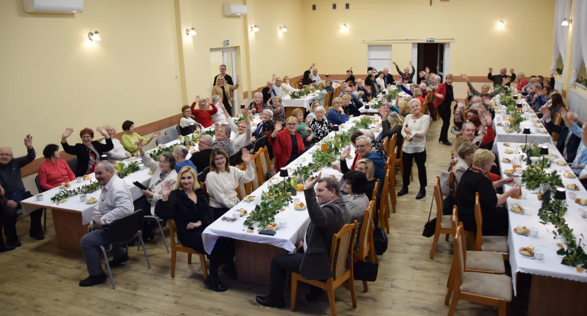 Wszyscy uczestnicy Wiszeńskiego Dnia Seniora