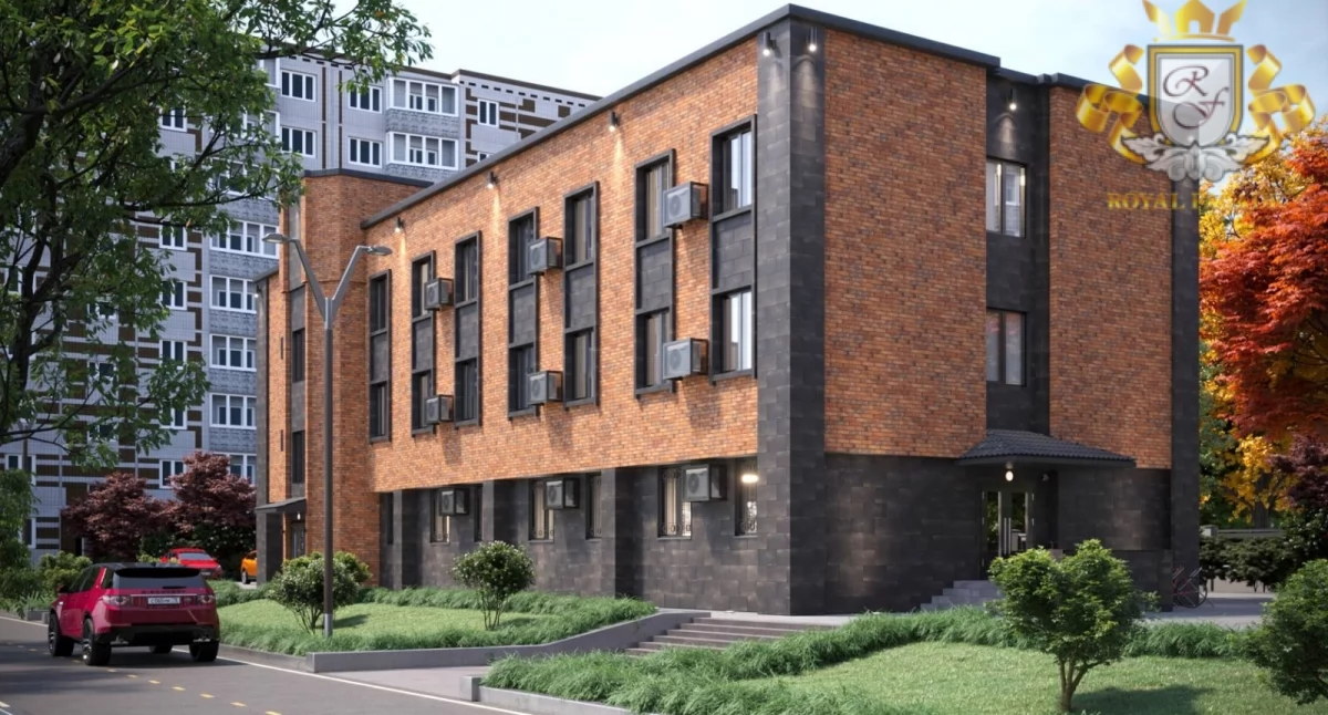 Elewacja budynku z klinkierowymi panelami termoizolacyjnymi Royal Facade 