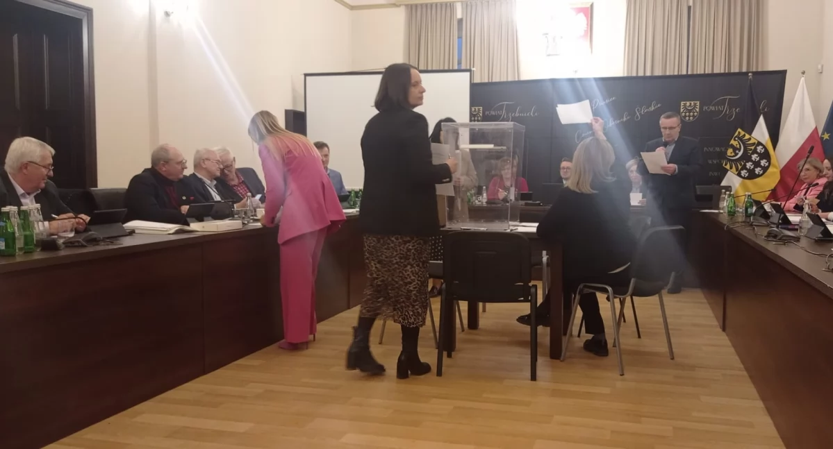 Z SAMORZĄDU, Głosowanie wnioskiem odwołanie starosty - zdjęcie, fotografia