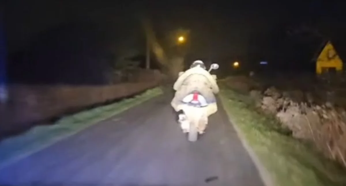 Motorowerem uciekał przed policją