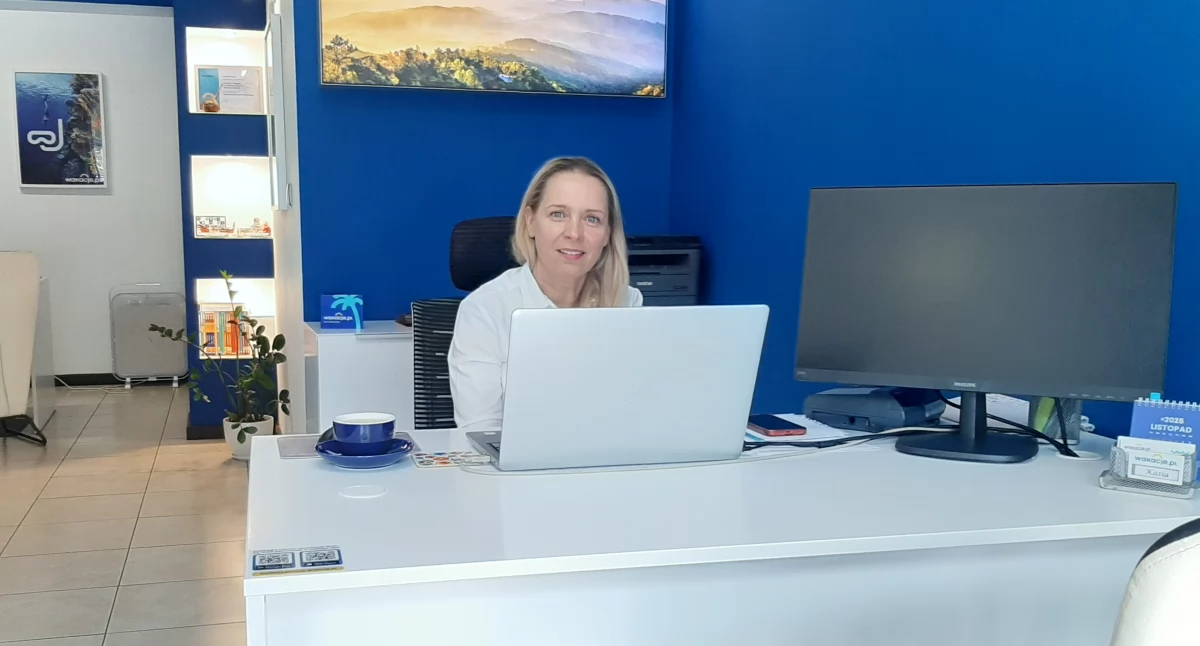 Katarzyna Piasecka-Bagińska z Biura Podróży Wakacje.pl w Obornikach Śląskich