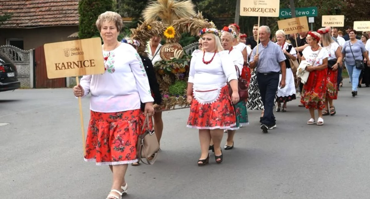 IMPREZY i FESTYNY, Dożynki Gminy Żmigród Dębnie Program atrakcje gwiazdy wieczoru święcie plonów! - zdjęcie, fotografia