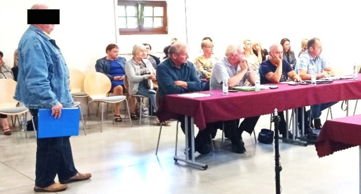 Janusz L. często przemawiał podszas sesji Rady Gminy