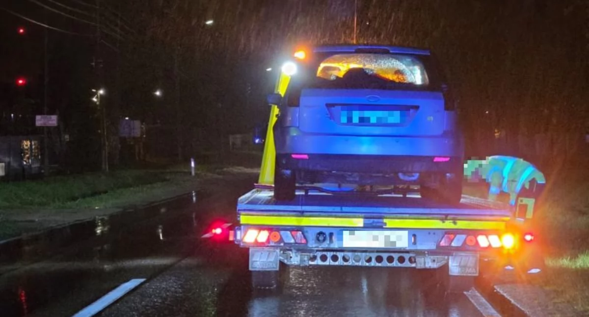 Nie zatrzymał się na "stopie". Grozi mu więzienie