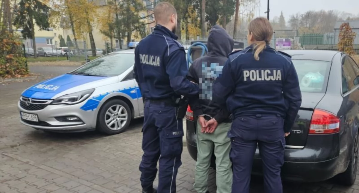 NARKOTYKI, Zatrzymany myjni narkotykami Próbował uciec - zdjęcie, fotografia