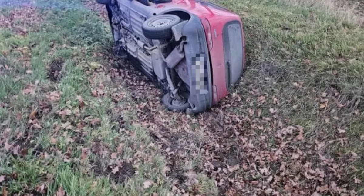 POZOSTAŁE ZDARZENIA, Uciekał przed policją Wjechał - zdjęcie, fotografia