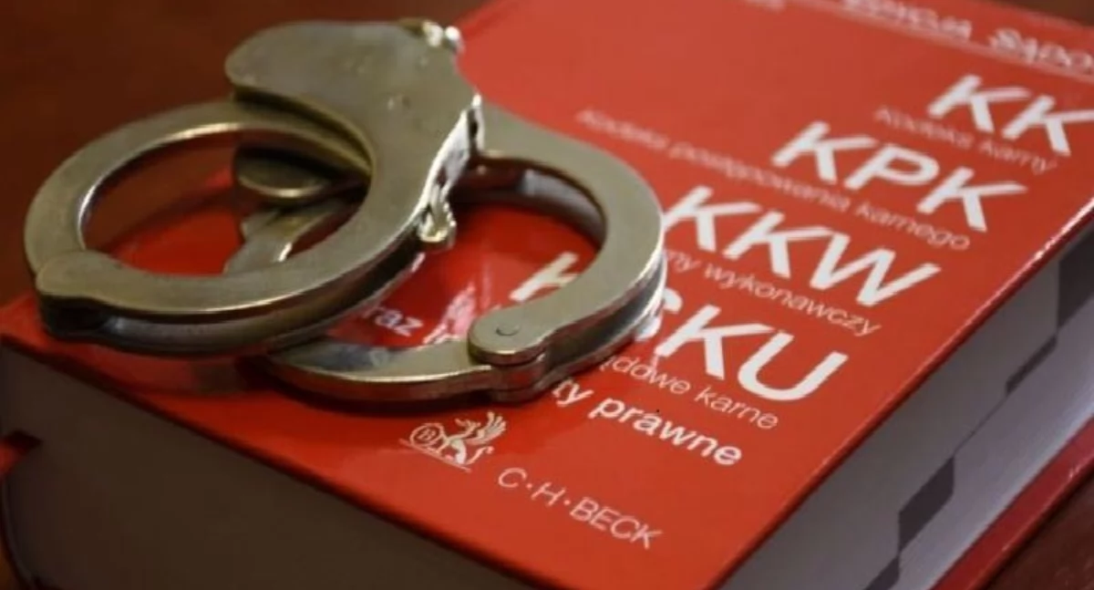 OSOBY POSZUKIWANE, Poszukiwany latek rękach policji - zdjęcie, fotografia