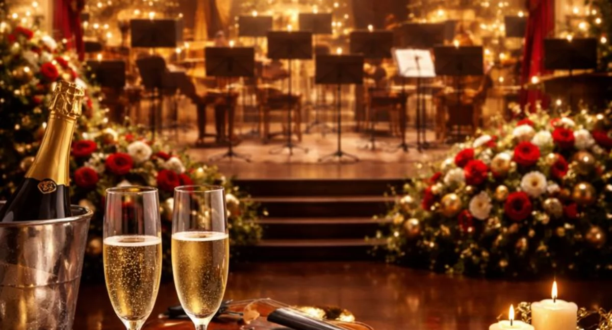 KONCERTY, Koncert noworoczny Krynicznie Mażoretki Zespół Pieśni Tańca Katowice! - zdjęcie, fotografia