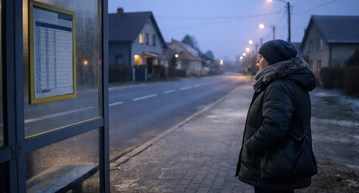 OD CZYTELNIKÓW, Mniej kursów długie czekanie mrozie - zdjęcie, fotografia