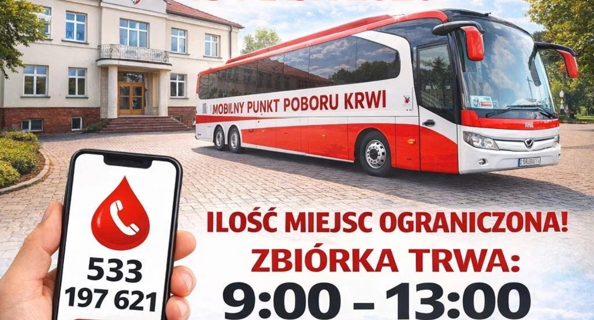 WARTO WIEDZIEĆ, Gmina odpowiada Krwiobus zaparkuje urzędem - zdjęcie, fotografia