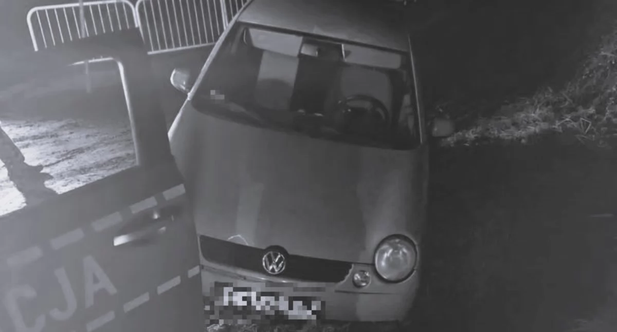 POZOSTAŁE ZDARZENIA, Wjechał Miał promila - zdjęcie, fotografia