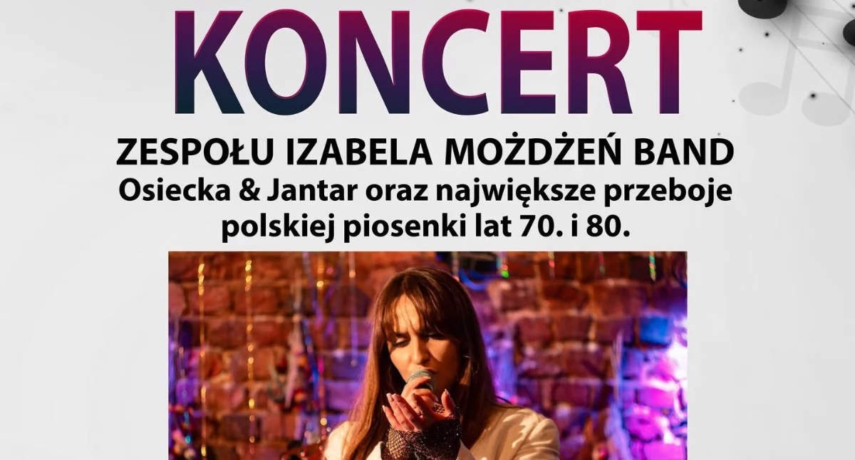 KONCERTY, dziś muzyczny powrót koncert Izabela Możdżeń „Osiecka Jantar” - zdjęcie, fotografia