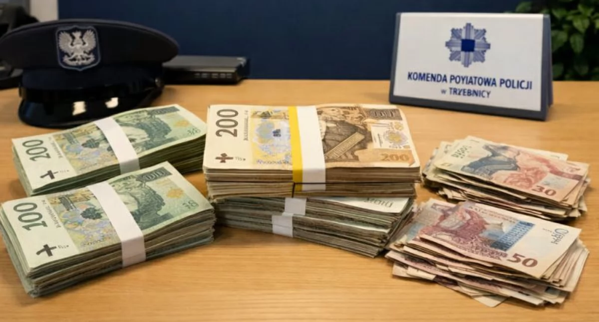 POZOSTAŁE ZDARZENIA, Znalazła sporą gotówkę oddała policjantom Pieniądze czekają właściciela - zdjęcie, fotografia