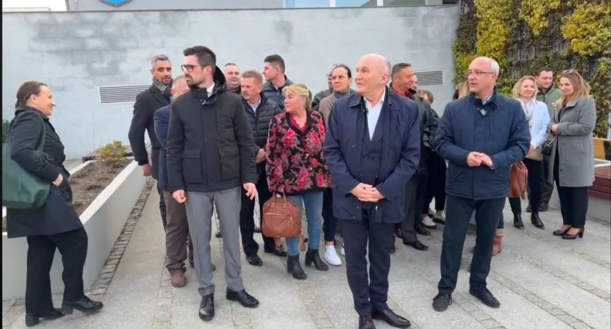 Zdjęcie: Ostatnie publiczne wystąpienie Marka Długozimy