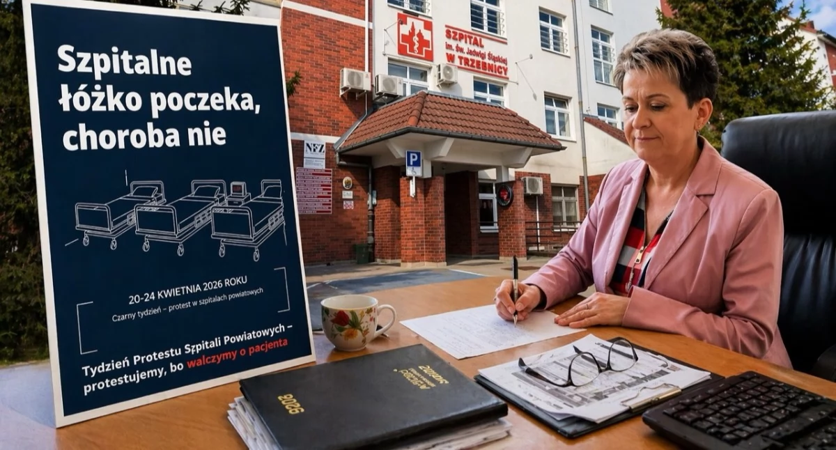 ZDROWIE, Czarny tydzień można limitować choroby słyszy rozmawiamy dyrektor trzebnickiego szpitala - zdjęcie, fotografia