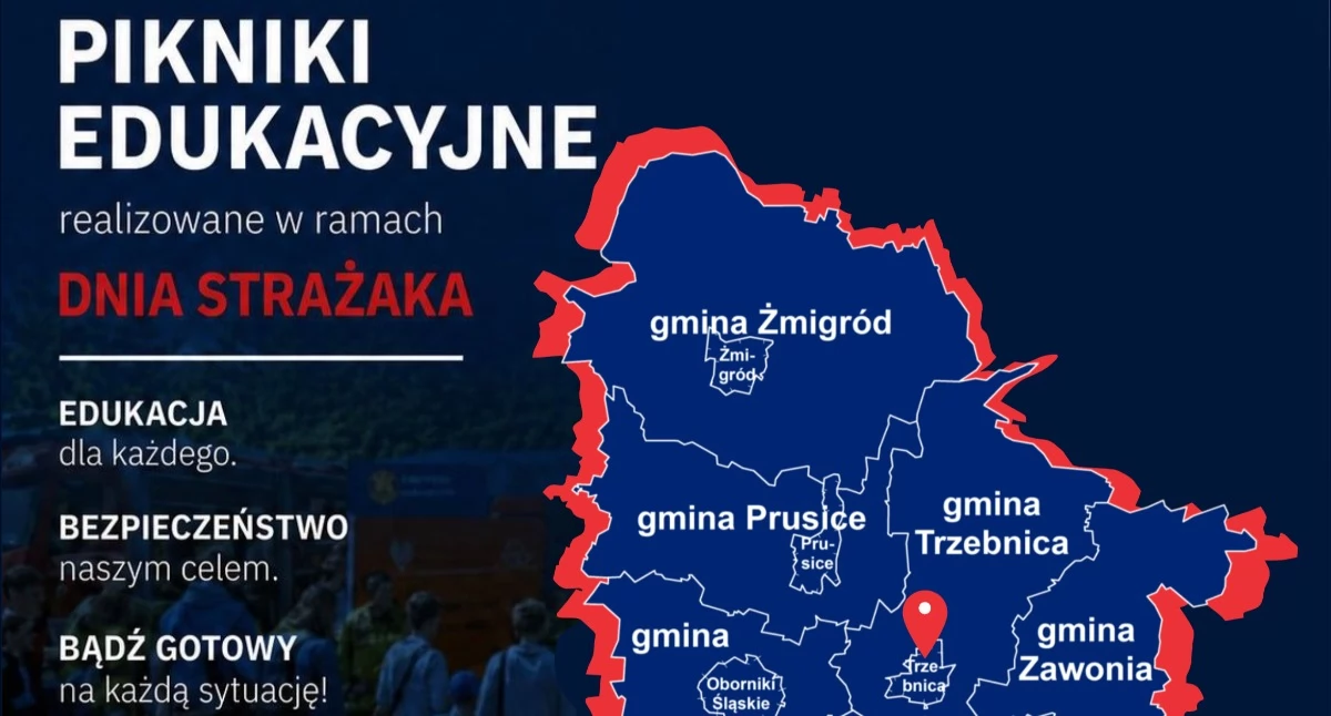 POKAZY, AKADEMIE, PREZENTACJE, Piknik edukacyjny okazji Strażaka - zdjęcie, fotografia