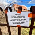 Pozostałą część ogrodzenia/murku również czeka rozbiórka