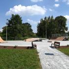 W Strzeszowie nowy skate park już cieszy się popularnością wśród dzieci i młodzieży
