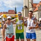 Najszybciej na mecie pojawił się Tomasz Kozłowicz (pośrodku)