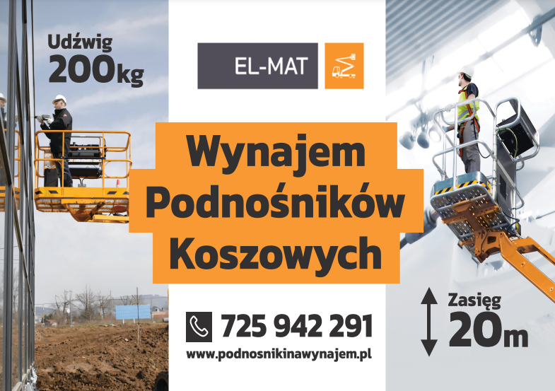 Oferujemy wynajem podnośnika koszowego,...