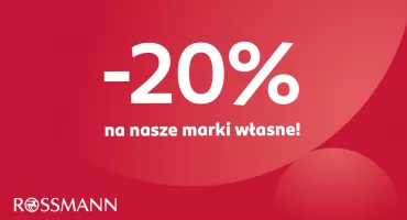 W Rossmannie -20% na wszystkie marki własne!