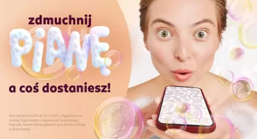 Zdmuchnij pianę w apce Rossmanna 