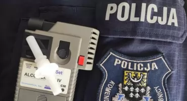 Wjechał w ogrodzenie. Przyczynę dało się wyczuć