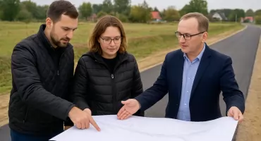 Rozpoczyna się przygotowanie przebudowy niebezpiecznego fragmentu drogi. Powstanie ciąg pieszo-rowerowy