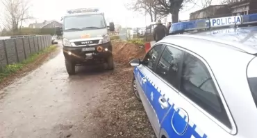 Niewybuch znaleziony koło żłobka