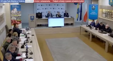 „Papier wszystko przyjmie”. Ostra sesja w Trzebnicy: dług, kamera, cmentarze i skarga na burmistrza