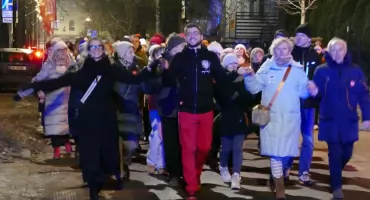 Polonez i Światełko do nieba podczas finału WOŚP