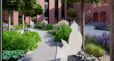 Wyspy zieleni i ścieżki zamiast betonu. Urząd pokazał wizualizacje