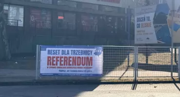 Referendum. Na mieście pojawiły się banery i darmowa gazetka