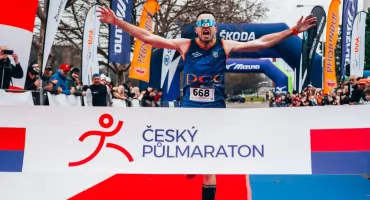 Najlepszy w półmaratonie w Hradcu Králové